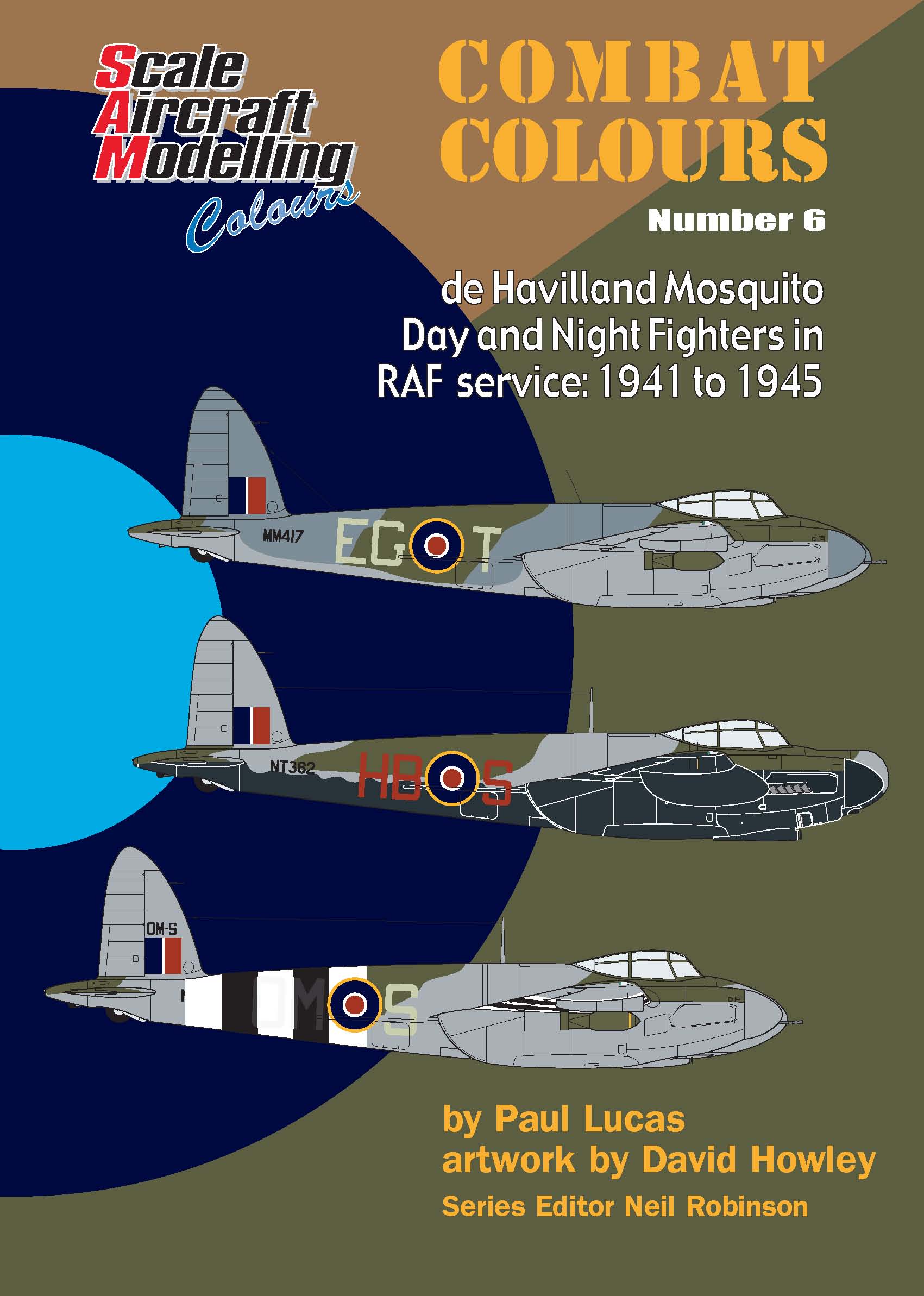 Guideline Publications Ltd Combat Colours no 6 de Havilland Mosquito Day and Night Fighters de Havilland Mosquito Day and Night Fighters in RAF service 1951 - 1945 
